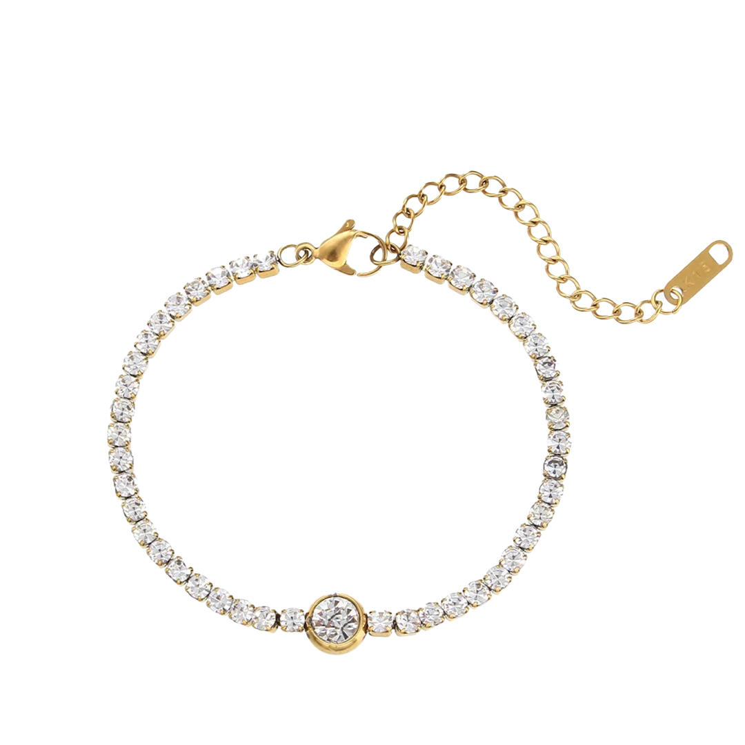Bling circle bracelet