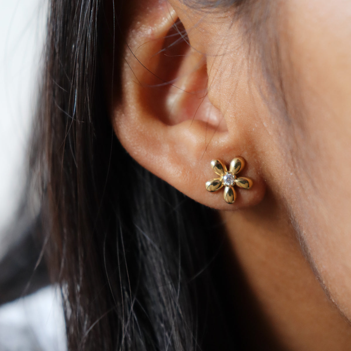 Dainty flower studs