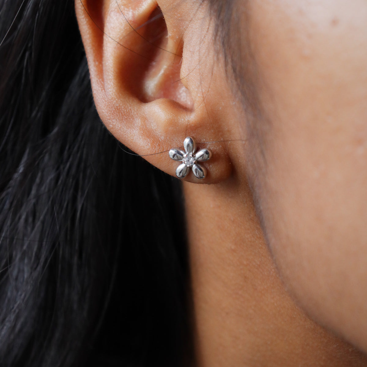 Dainty flower studs
