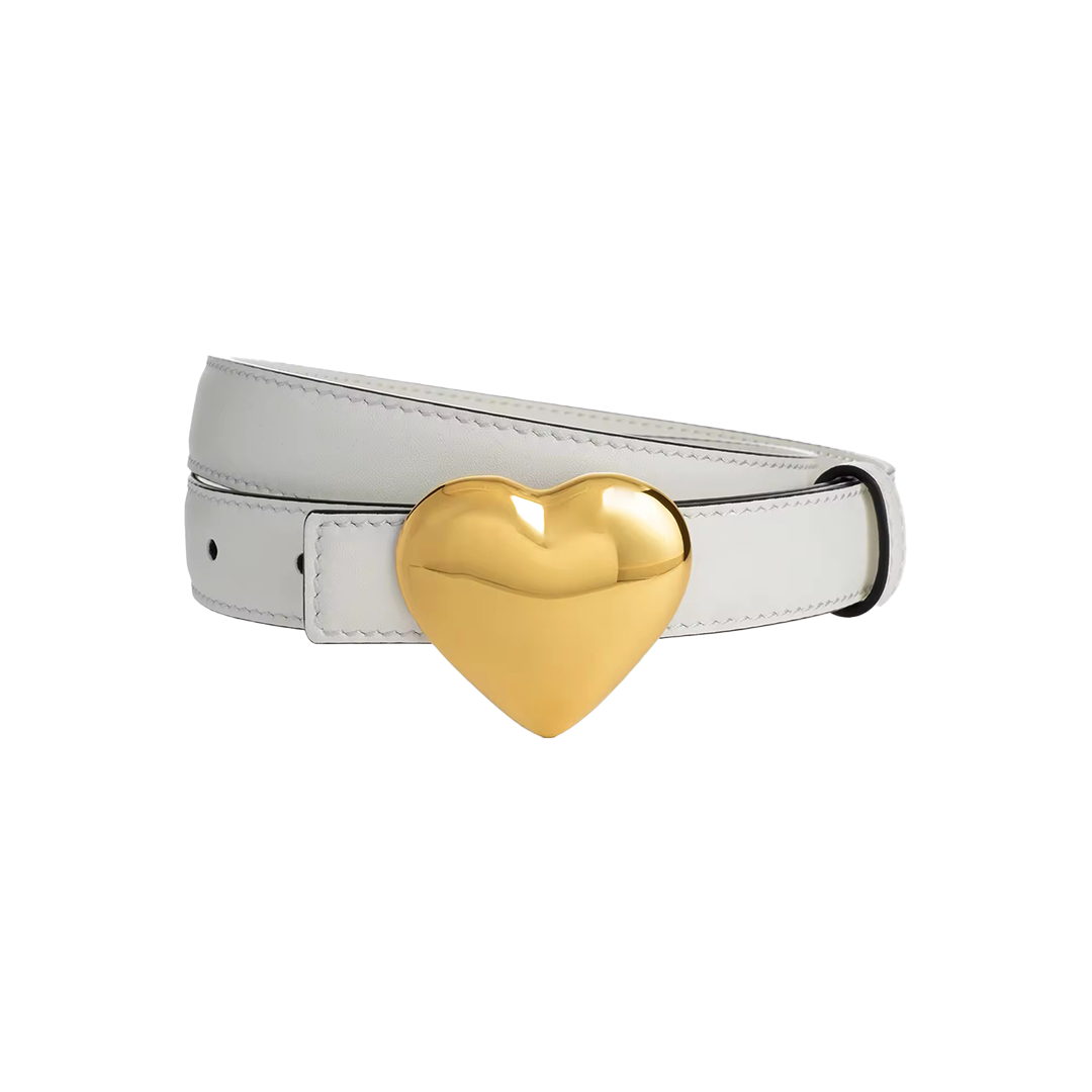 Heart buckle belts