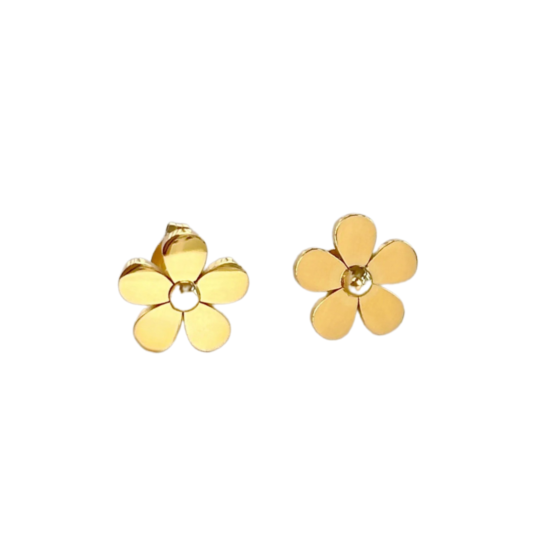 Yellow daisy studs