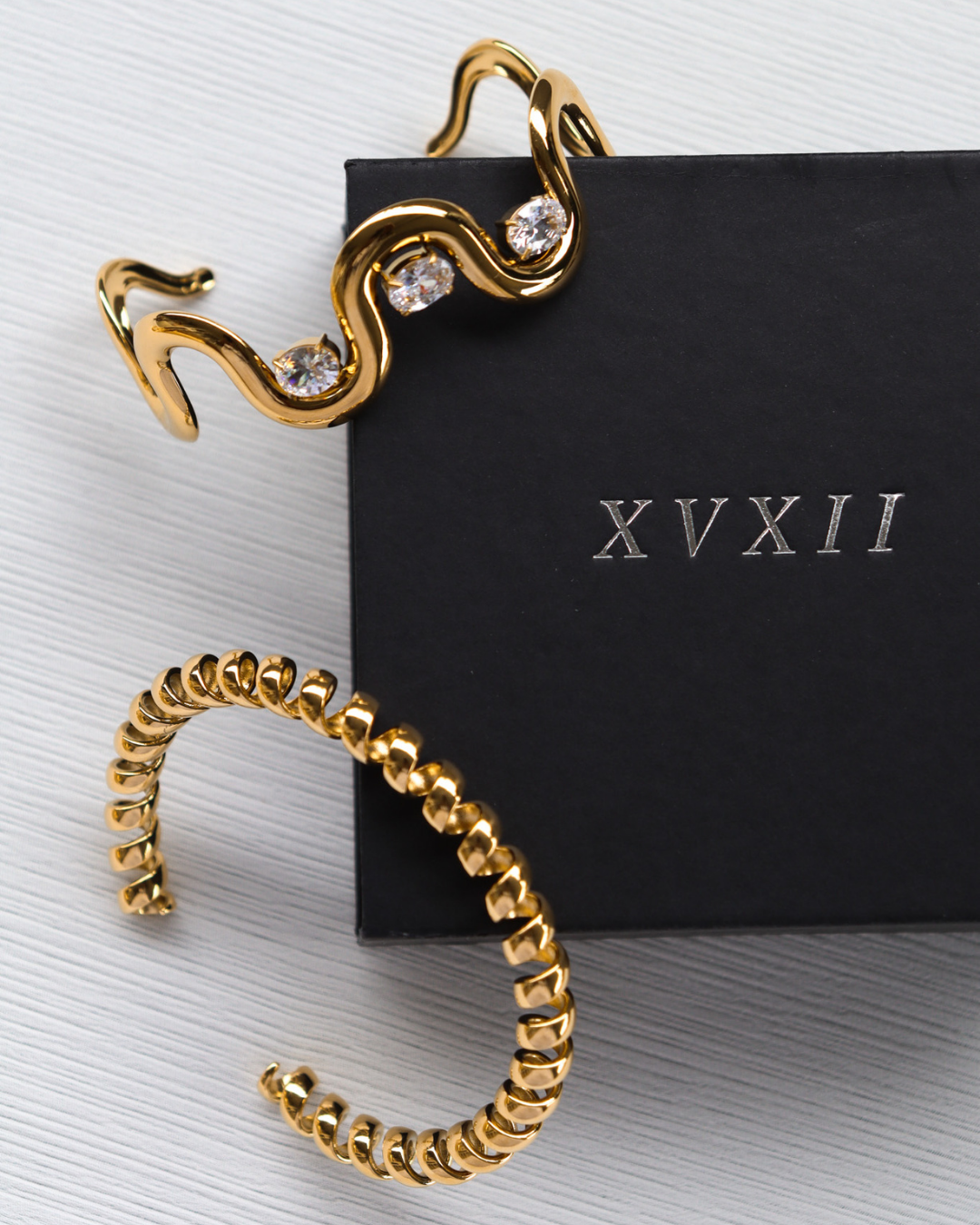 Lunar embrace bangle