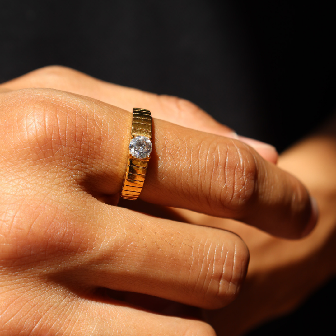 Amber ring