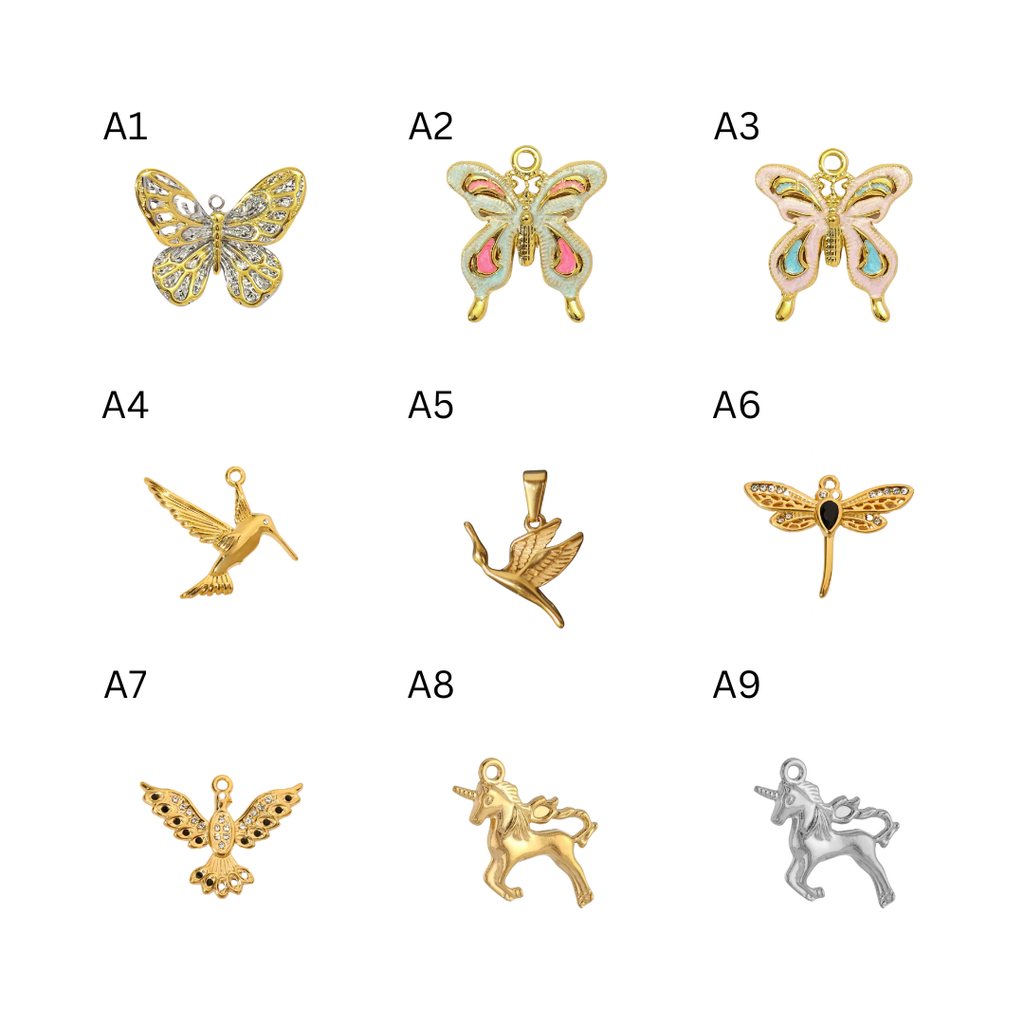 Animals insects charms
