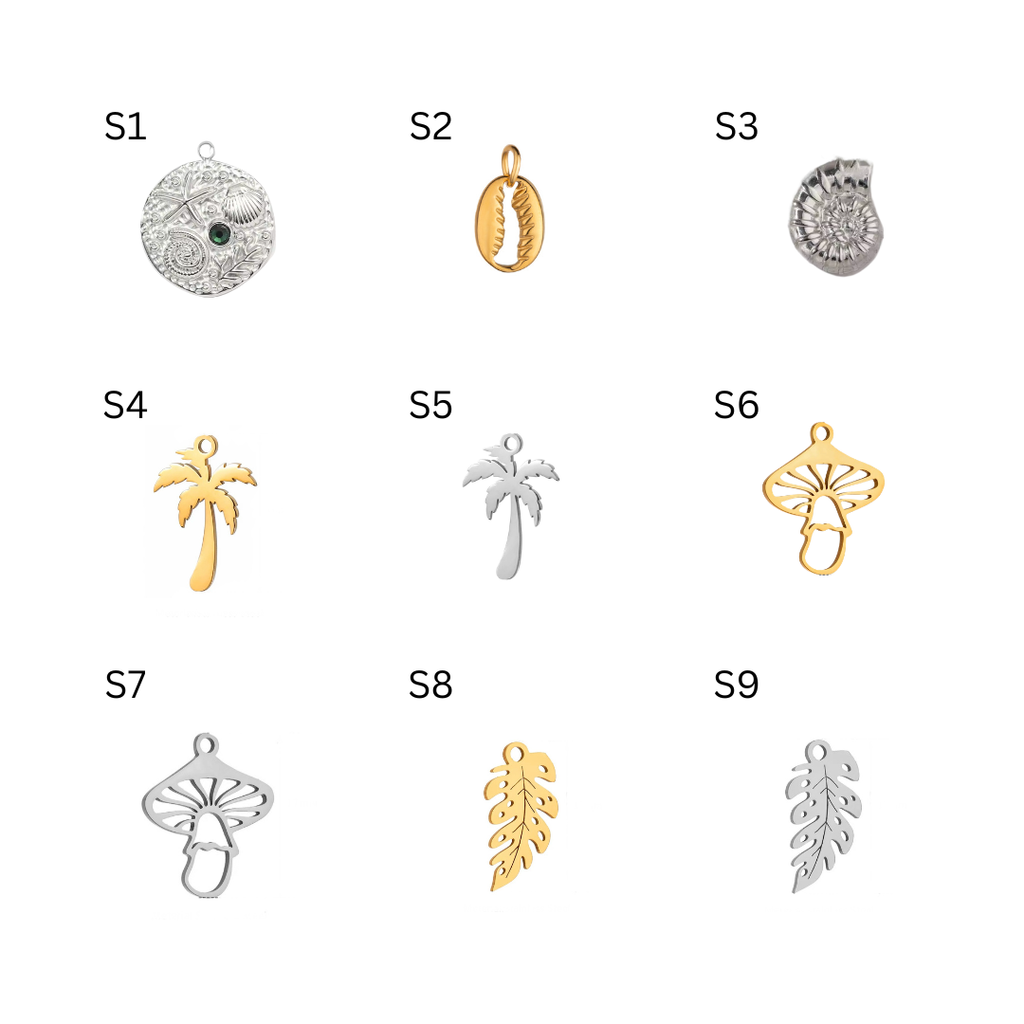 Summer themed charms
