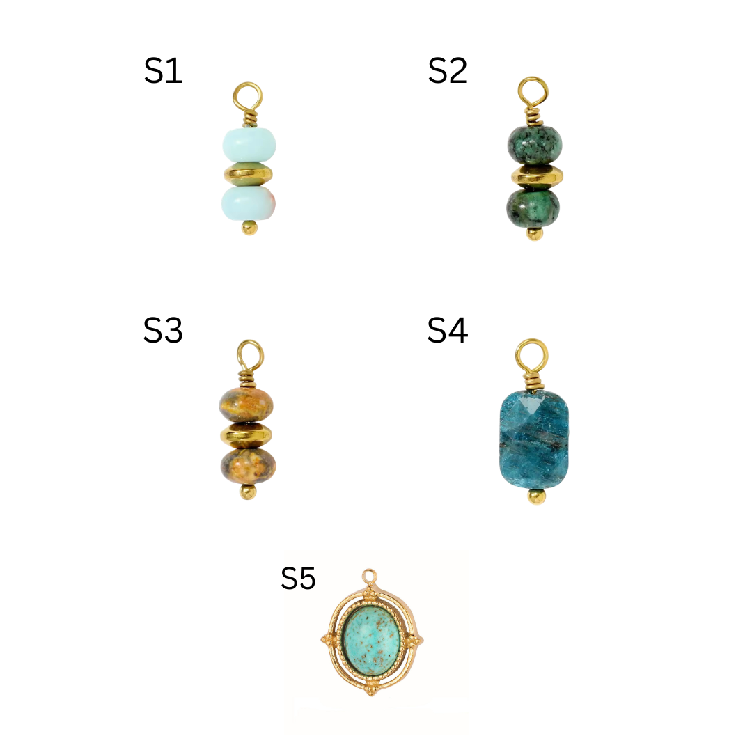 Stone charms