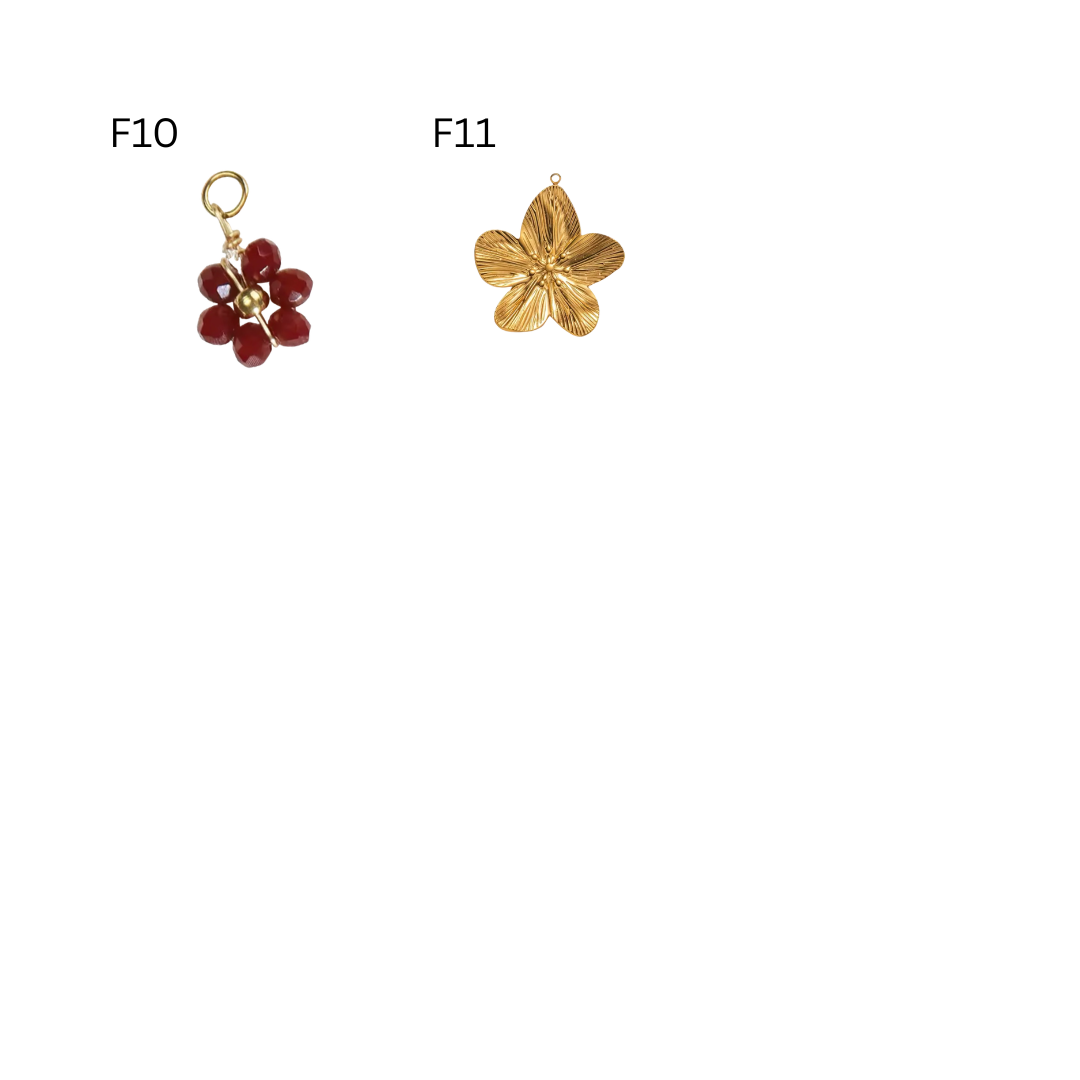 Flowers charms