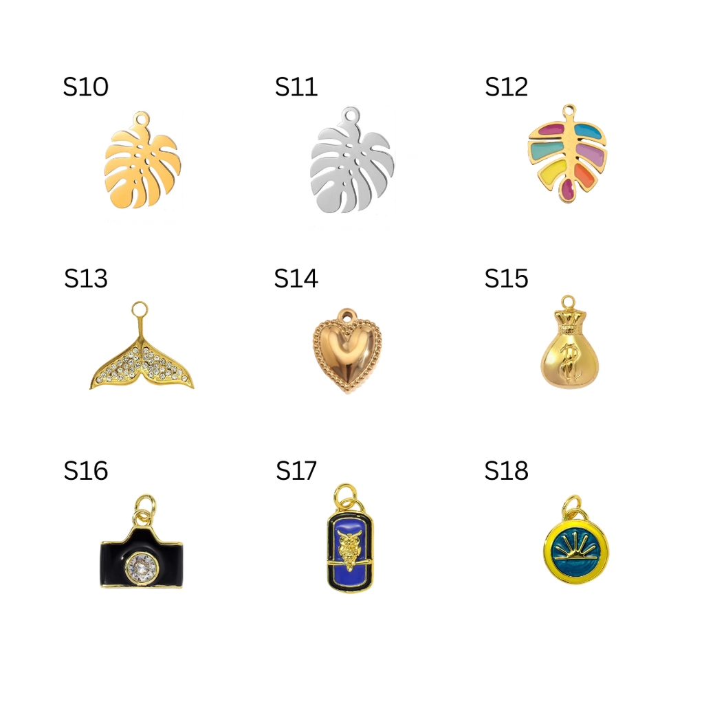 Summer themed charms
