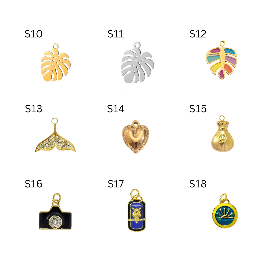 Summer themed charms