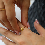 Baby shell ring