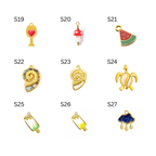 Summer themed charms