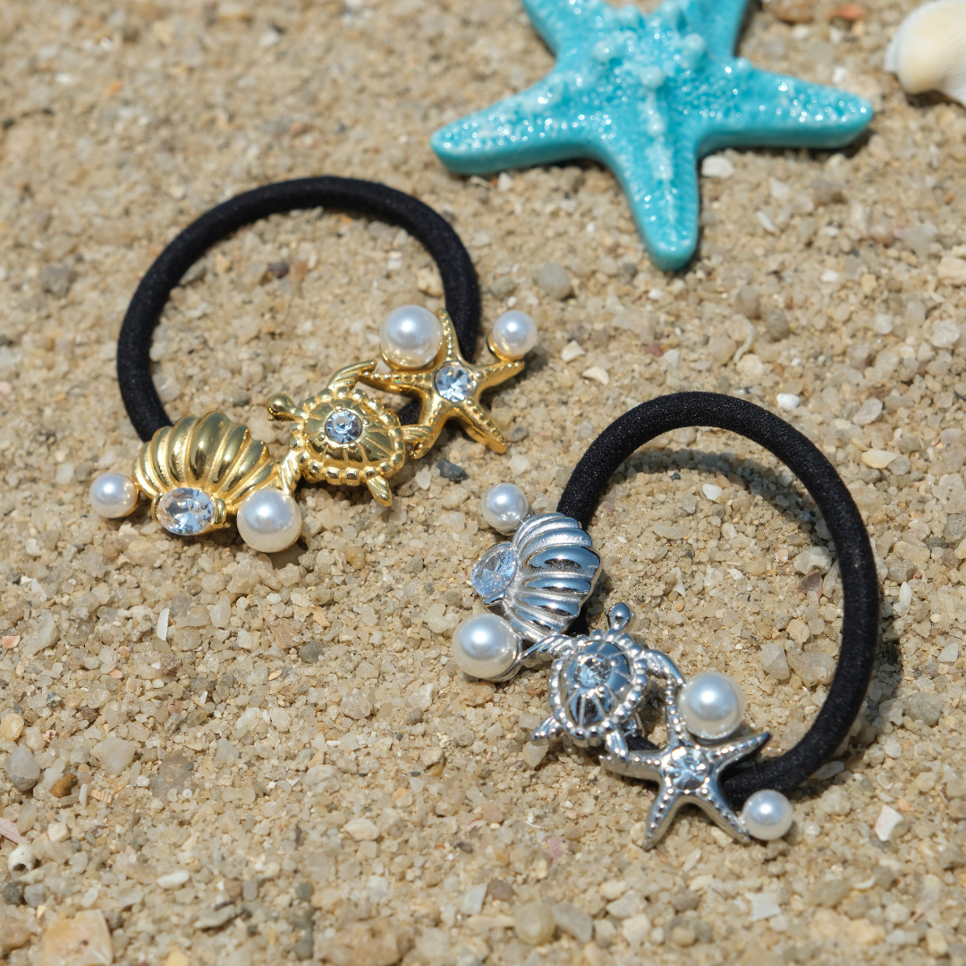 Beachy hair tie