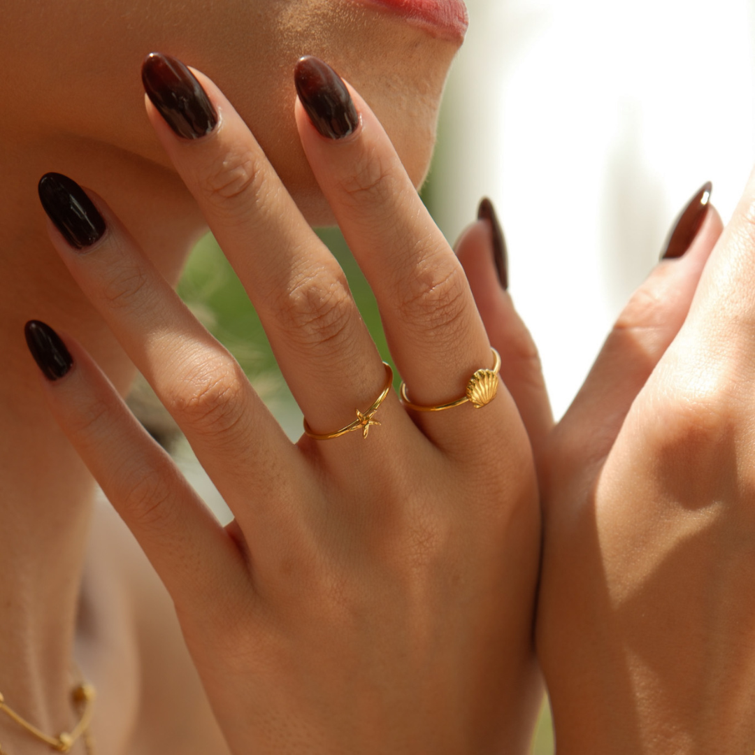 Baby shell ring