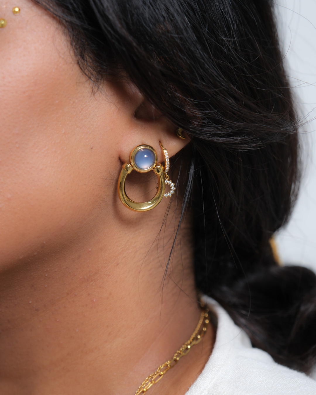 Moonlight whisper studs