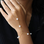 Pearl hand chain