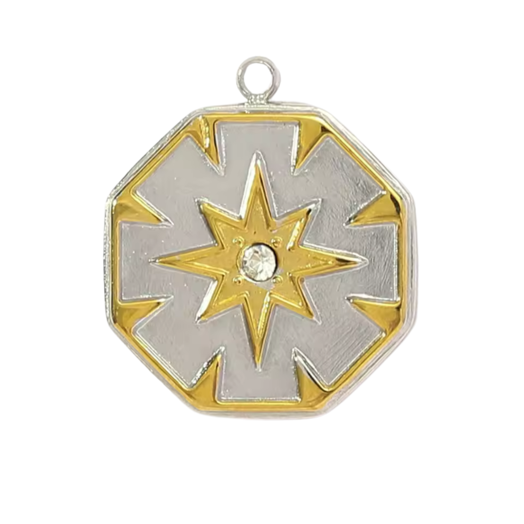 2 tone charms