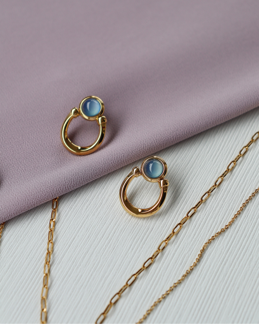 Moonlight whisper studs