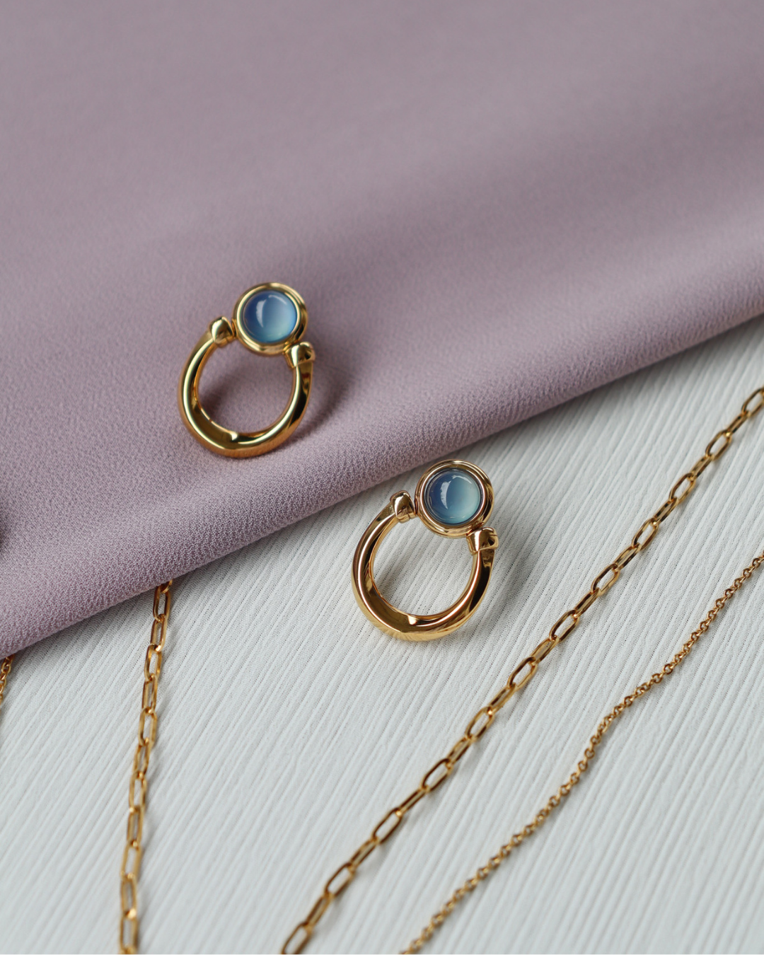 Moonlight whisper studs