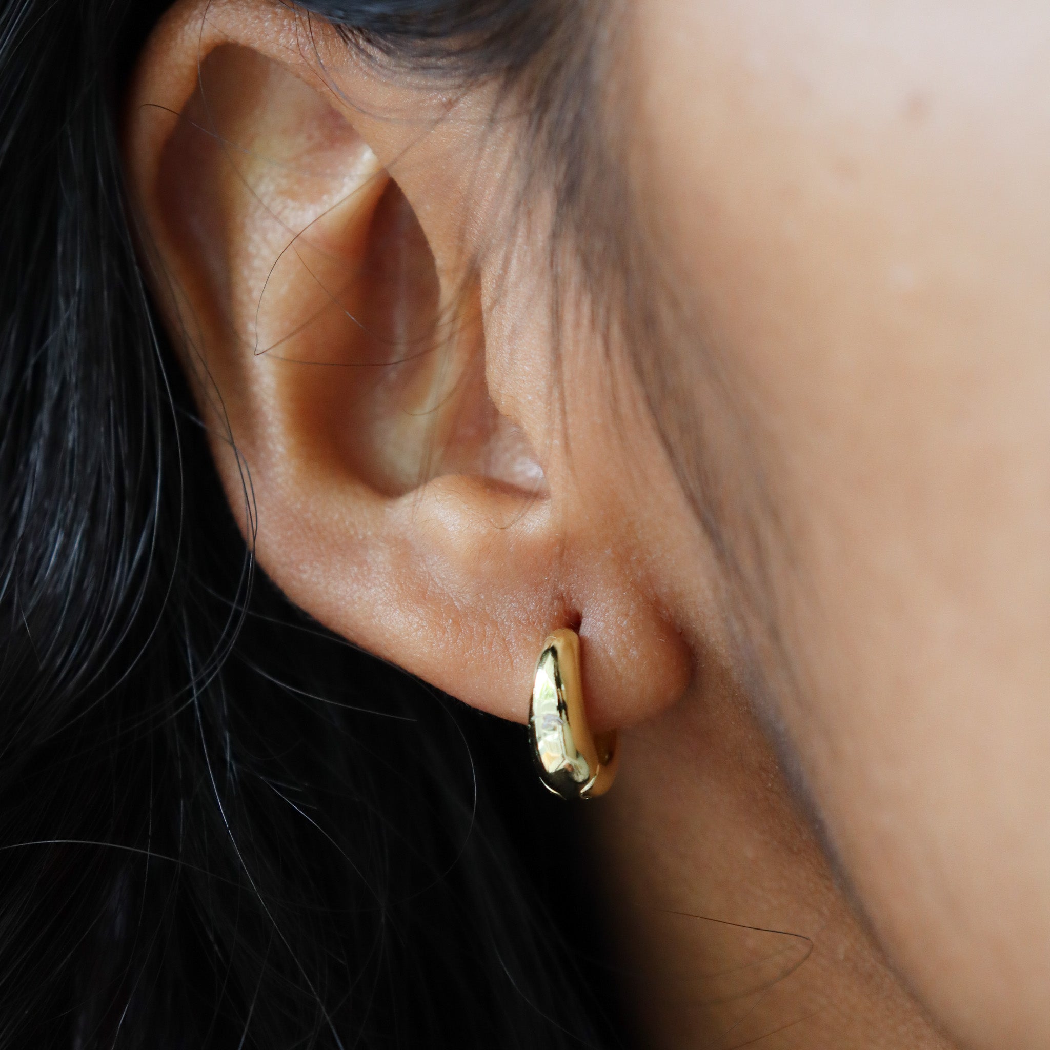 925 scoop hoops