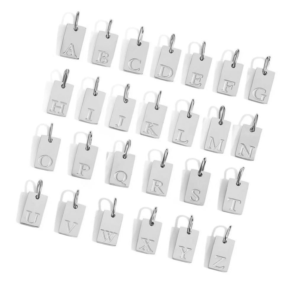 Tag alphabet charms