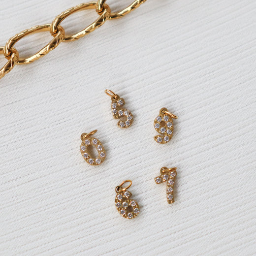 Diamond number charms
