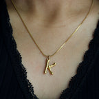Bamboo alphabet charms