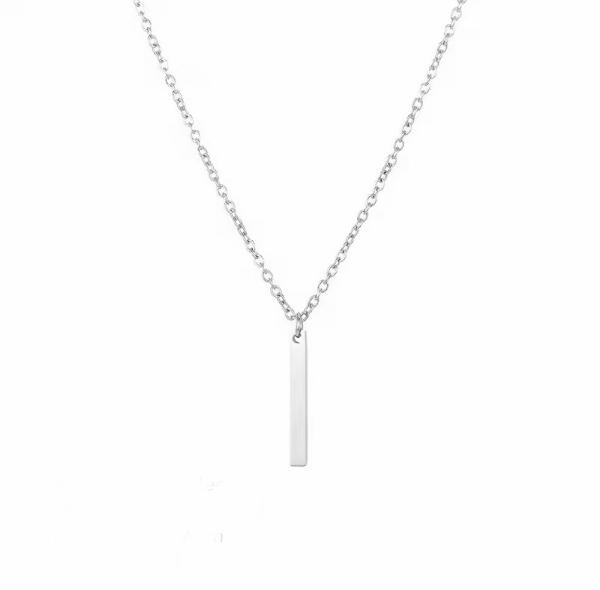 925 bar chain