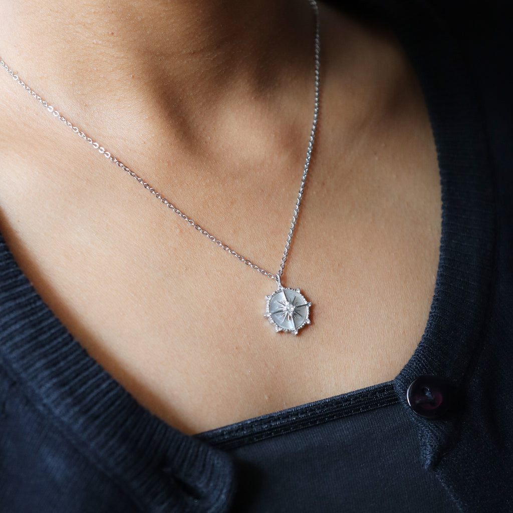 Bling compass chain