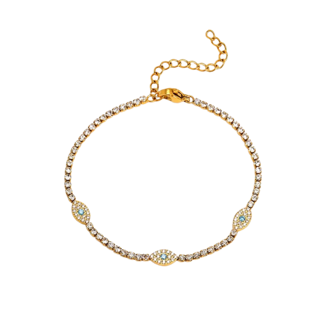 Bling eye bracelet