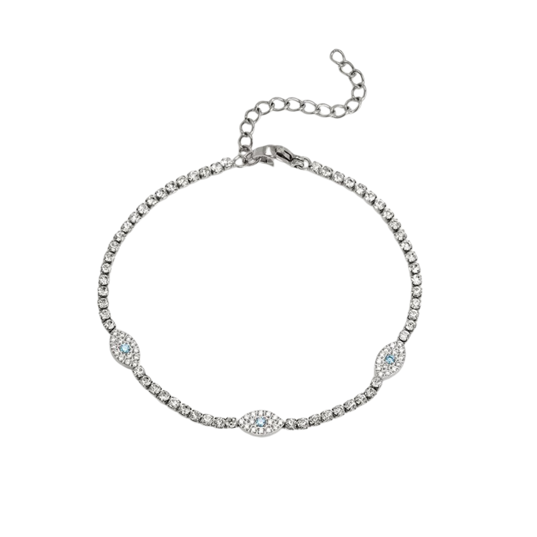 Bling eye bracelet