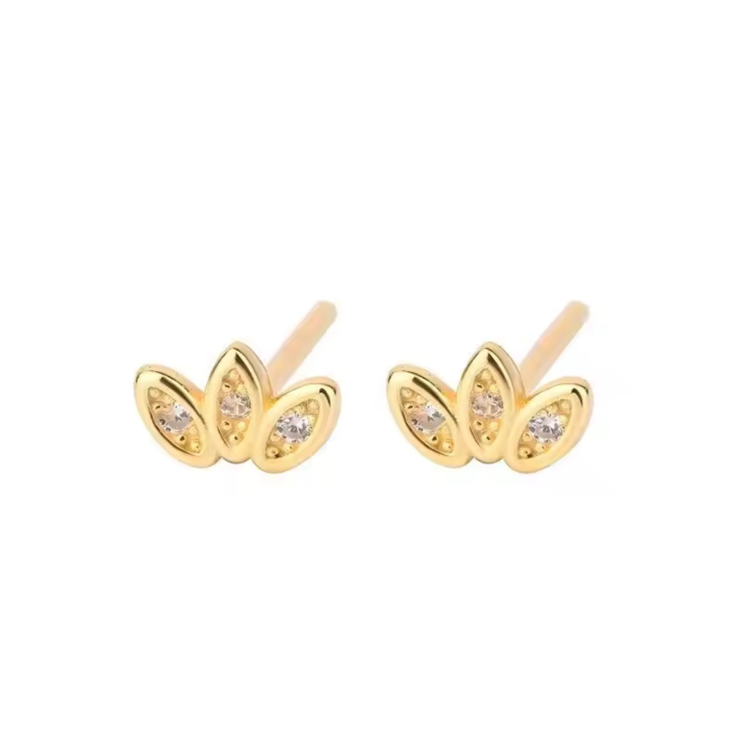 925 bloom studs