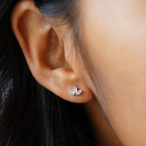 925 bloom studs