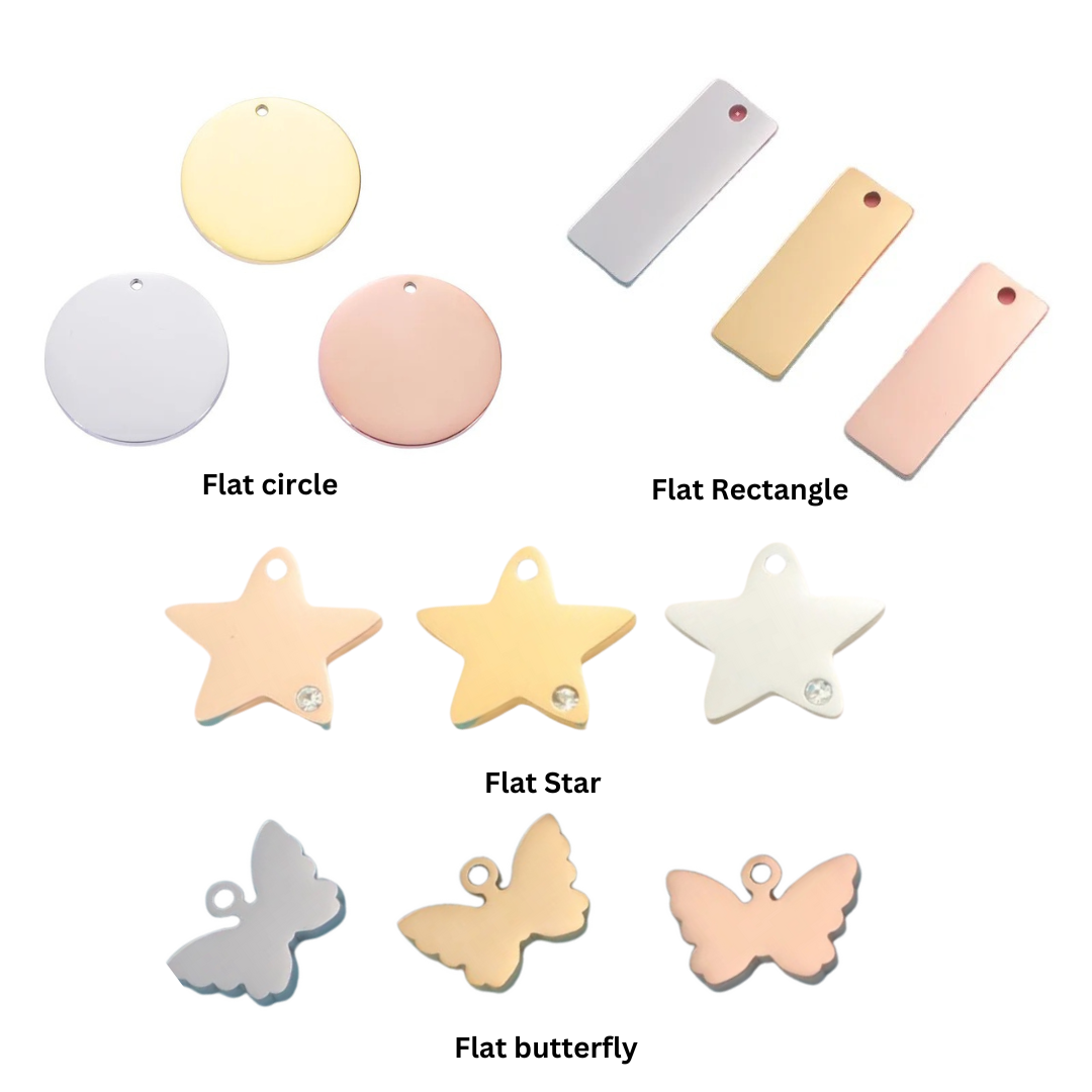 Flat charms