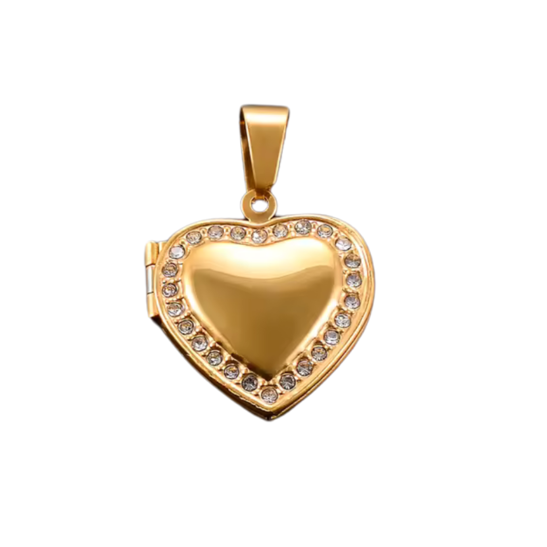 Heart locket charms