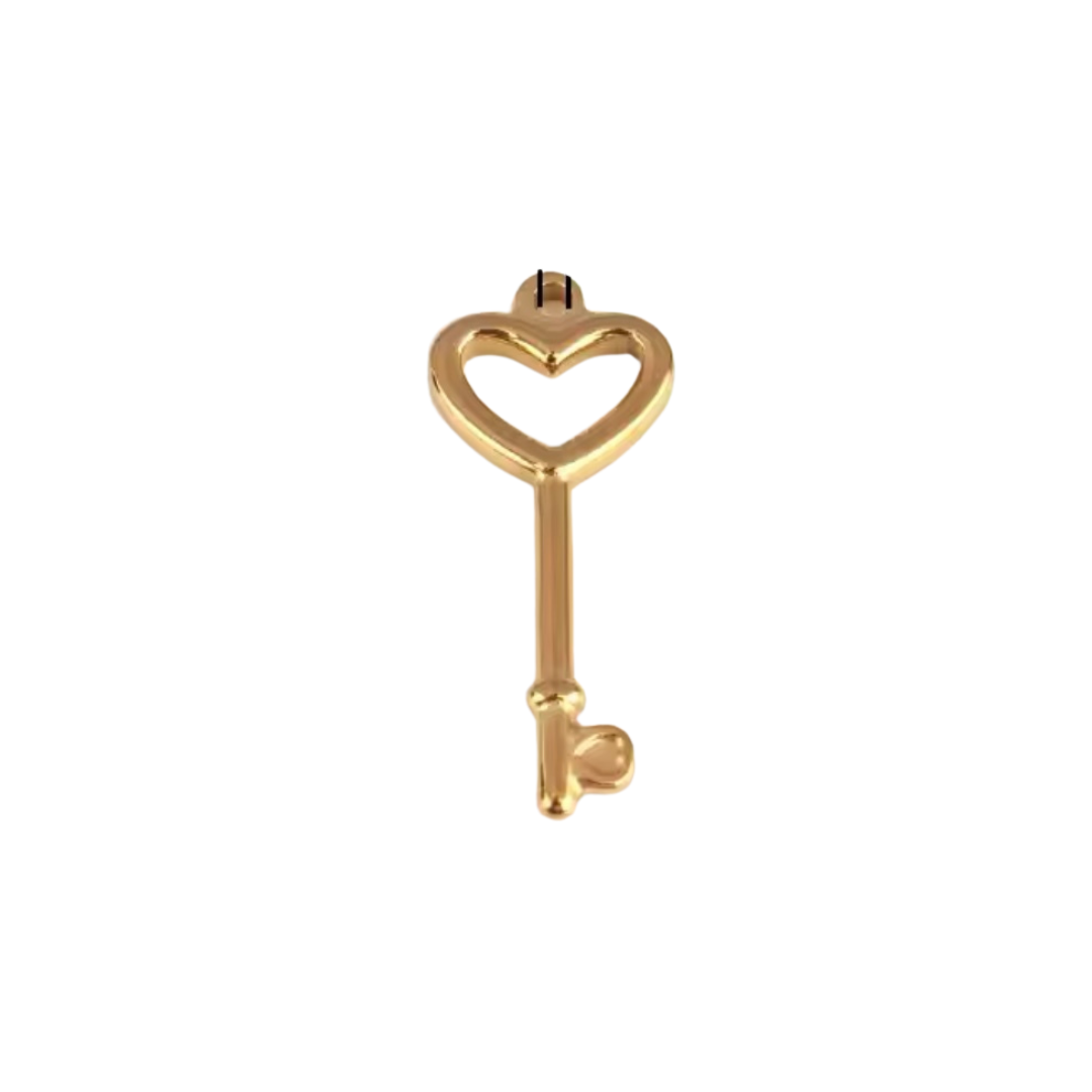 Lock and key charms