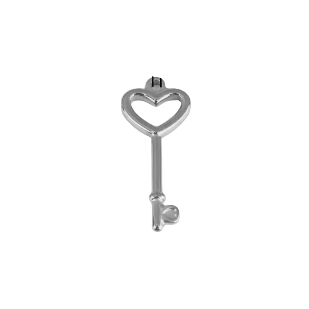 Lock and key charms