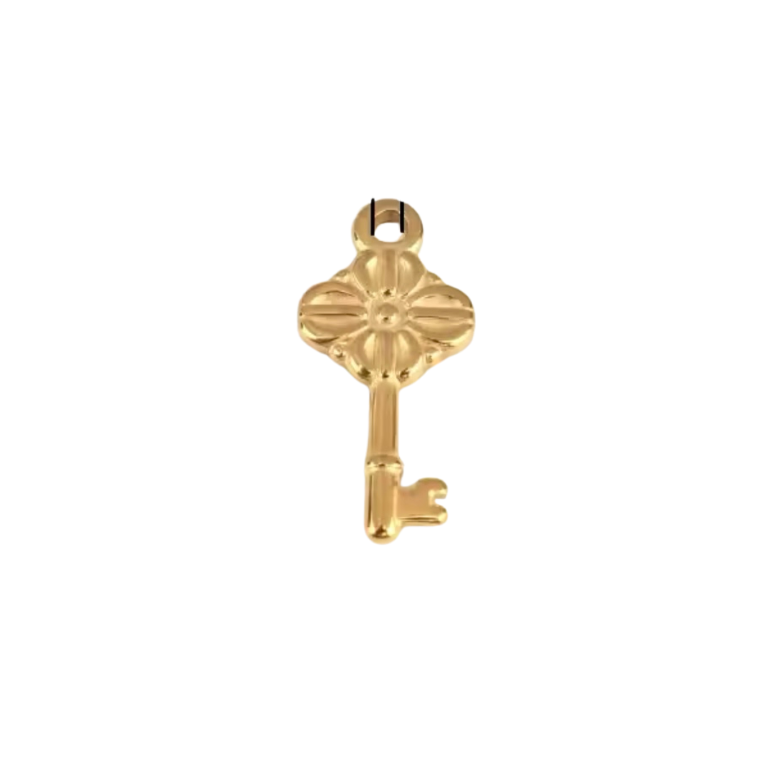 Lock and key charms