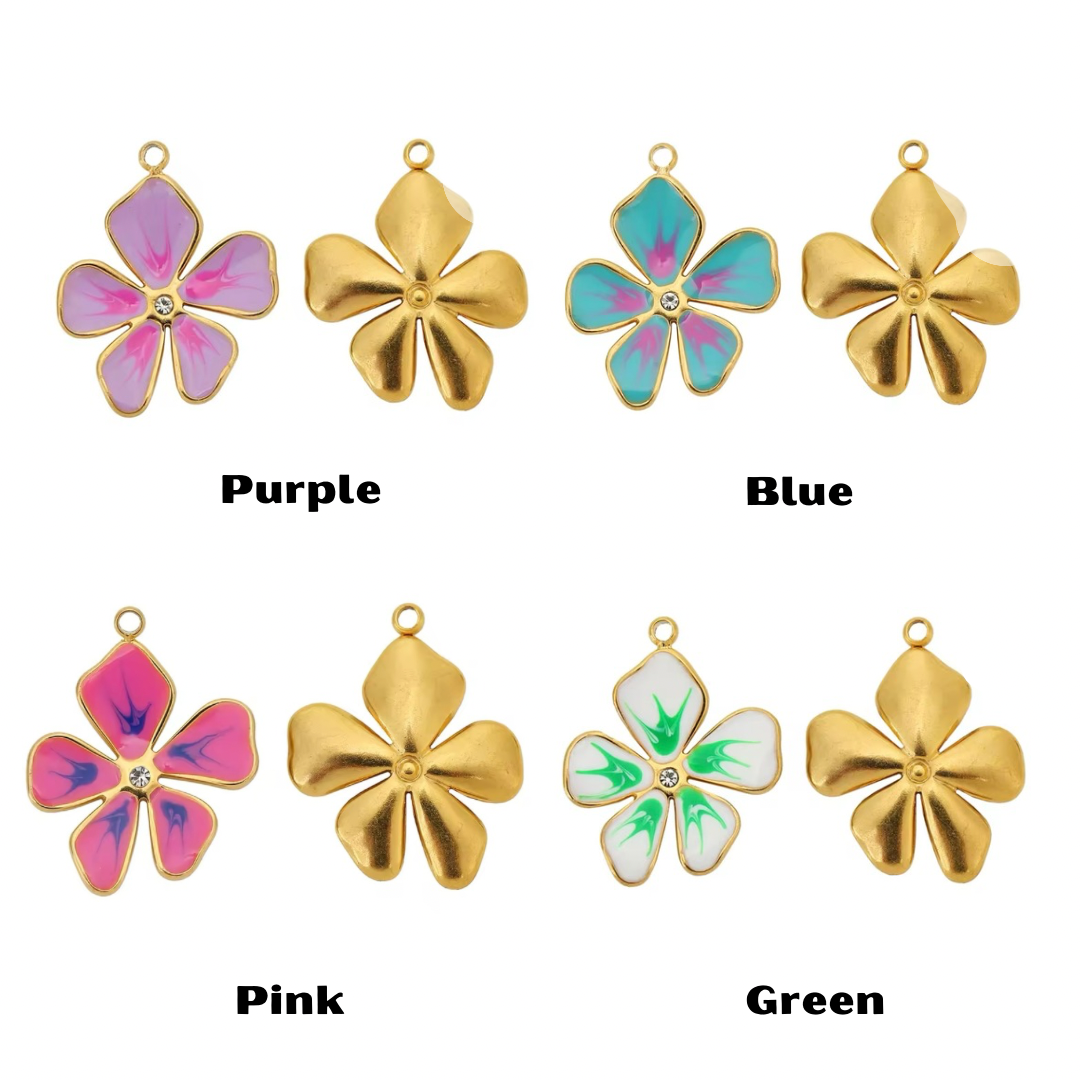 SpongeBob flower charms
