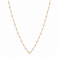 Gold pearl chain