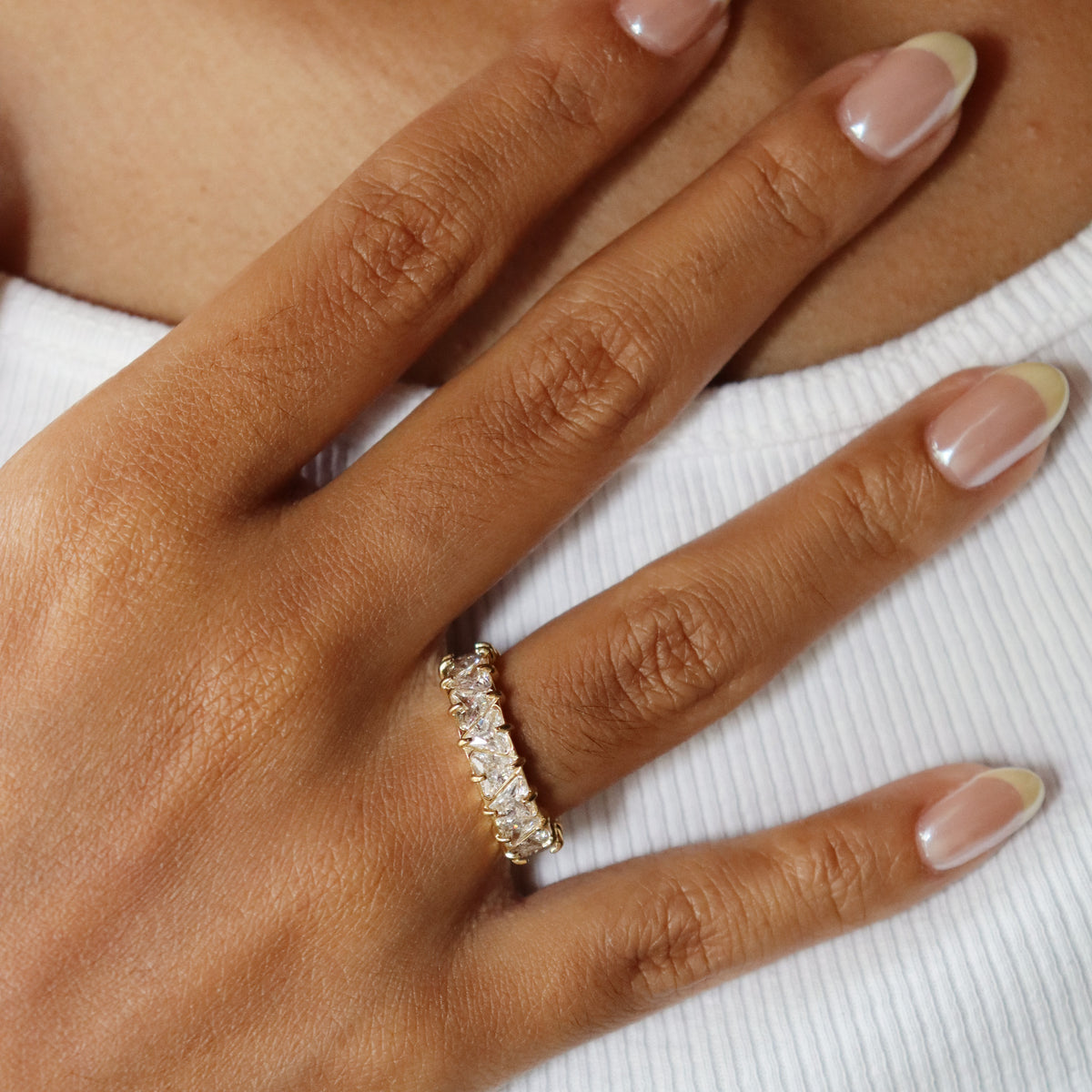 Crown band ring