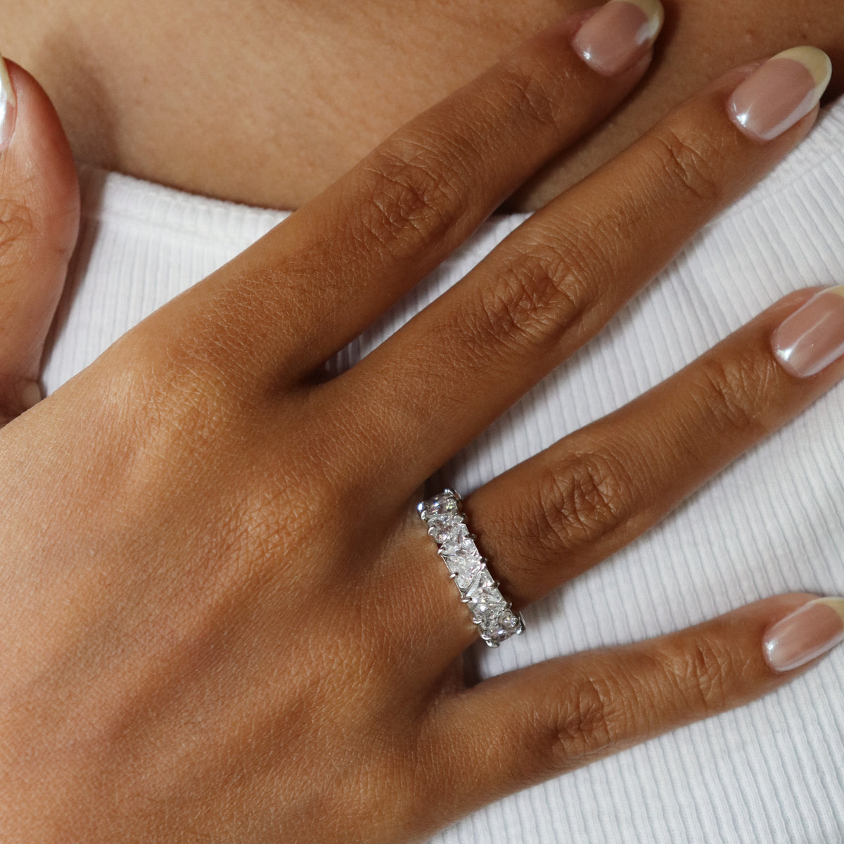 Crown band ring