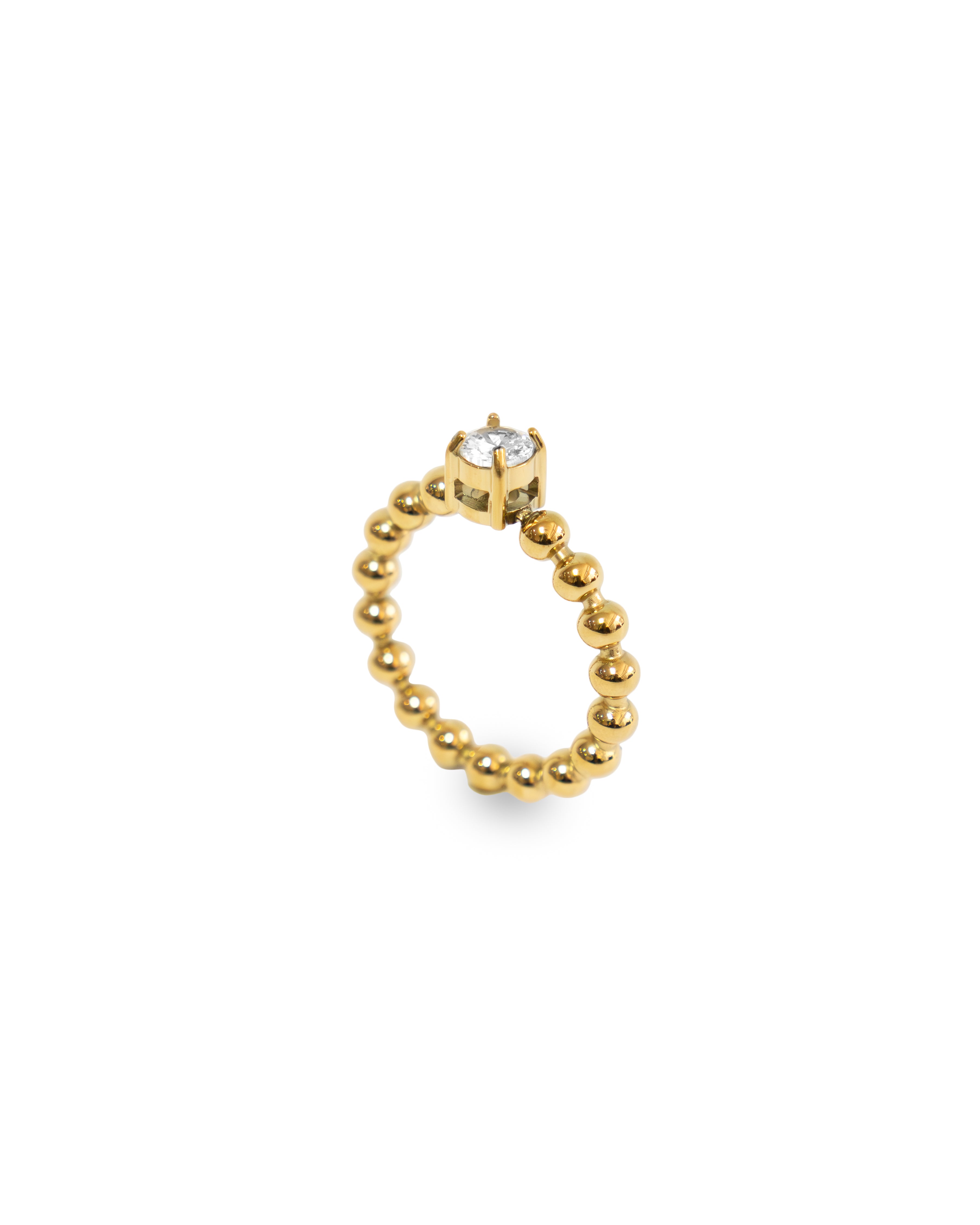 Bubble diamond ring