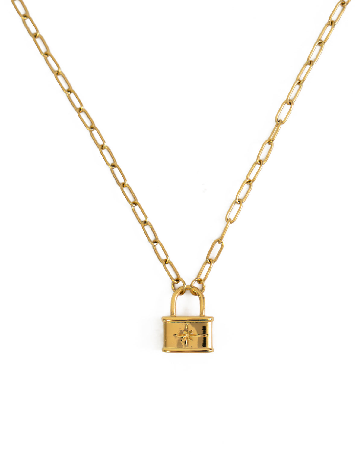 Paperclip lock chain