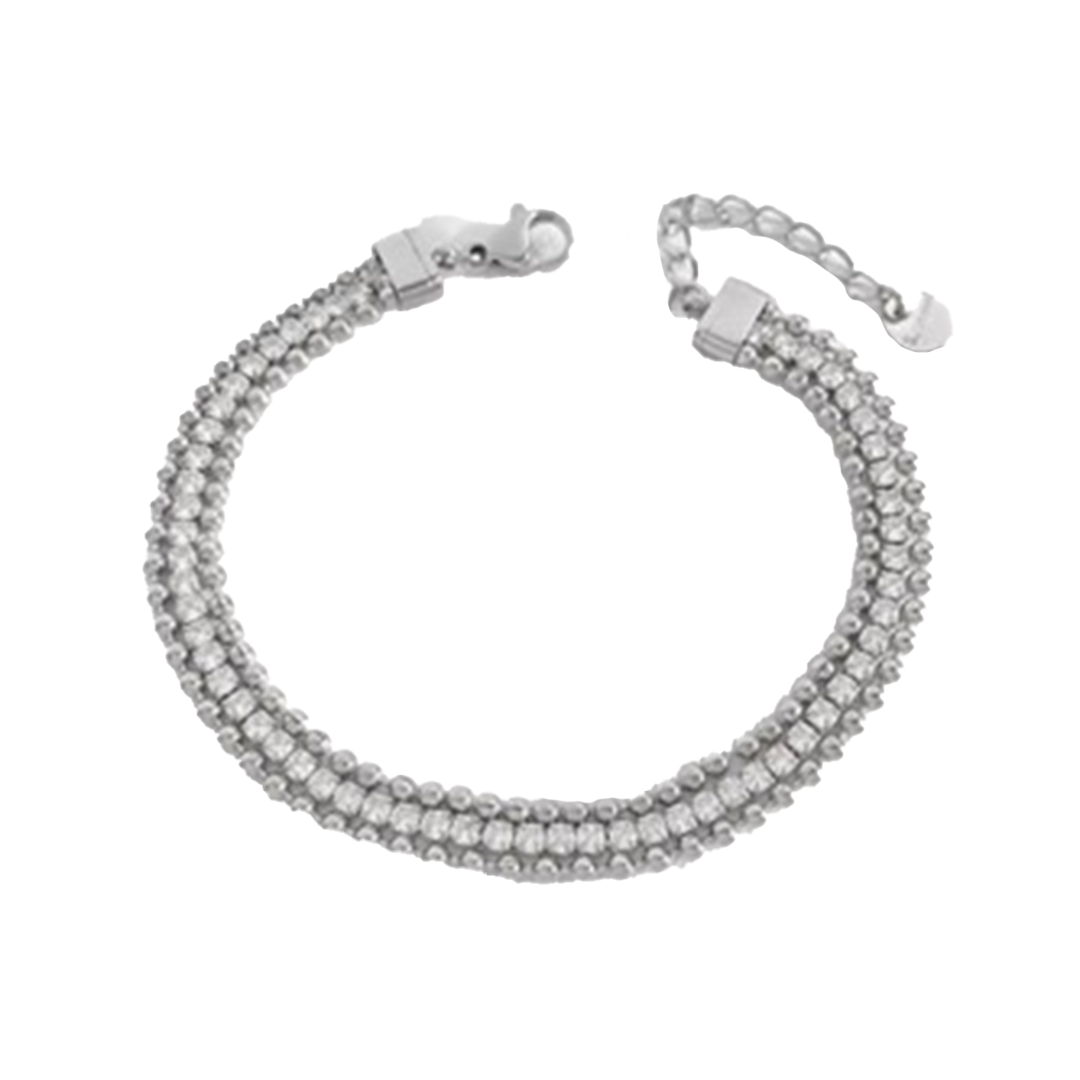 Diamond bridge bracelet