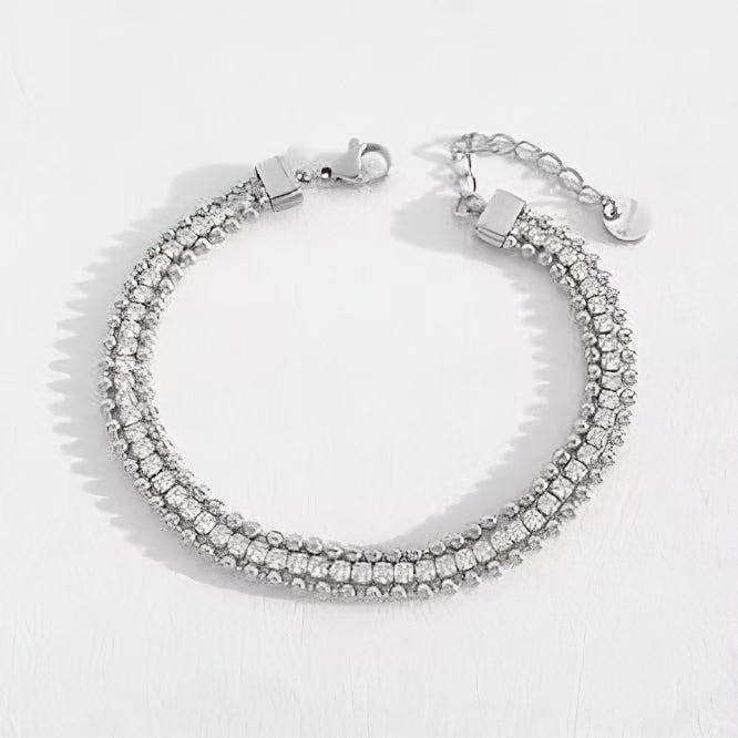 Diamond bridge bracelet