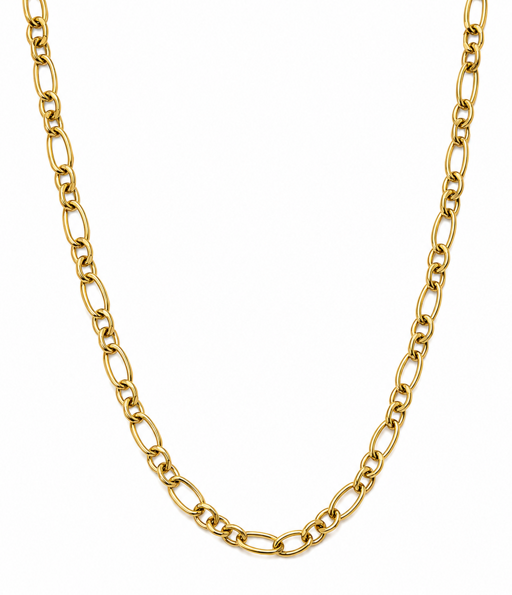 Figaro circle ring chain