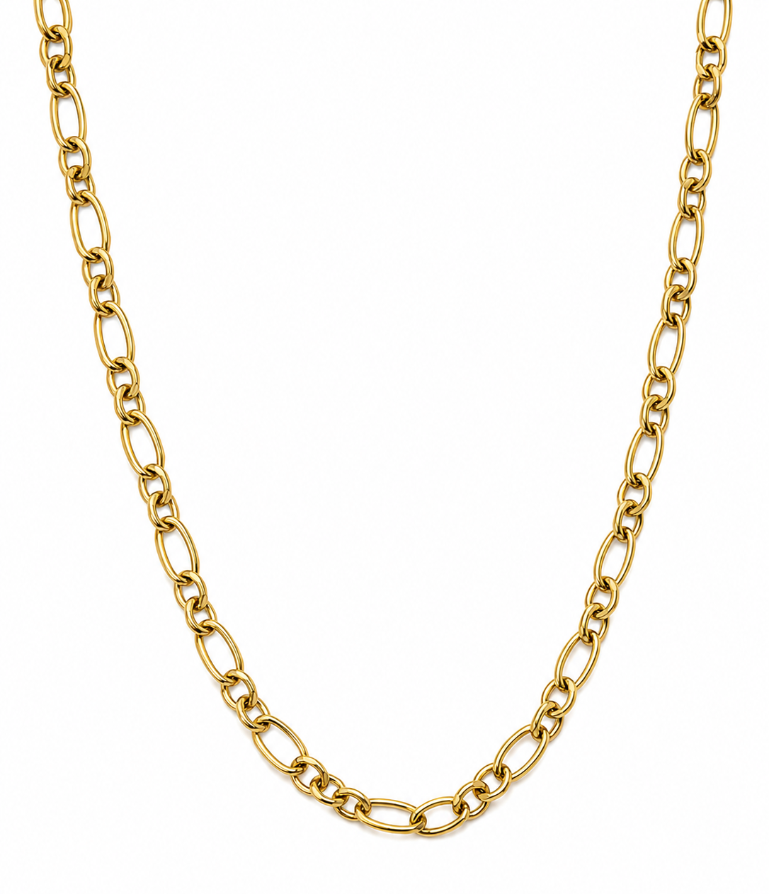 Figaro circle ring chain