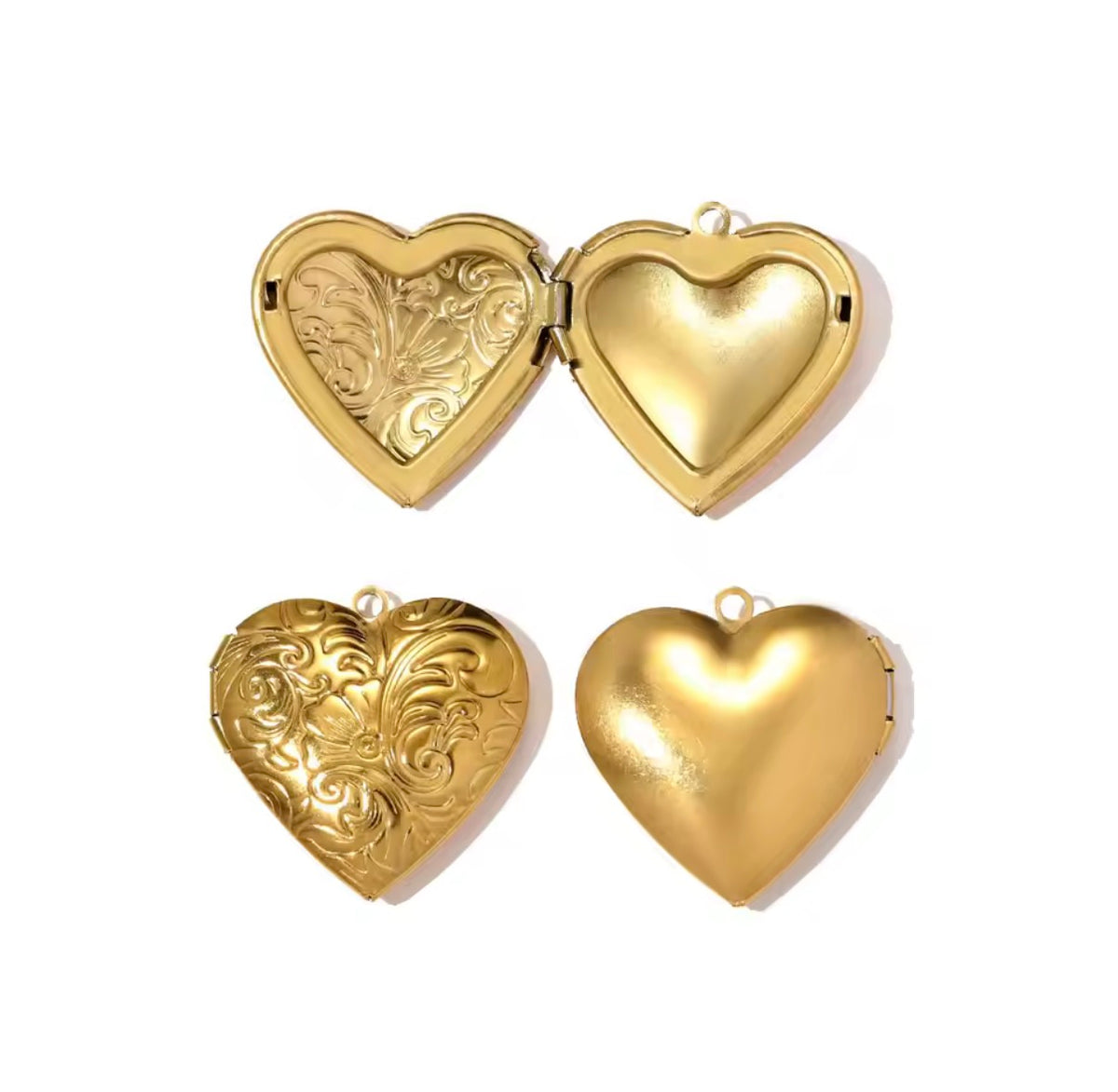 Vintage locket charms