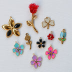 Flowers charms