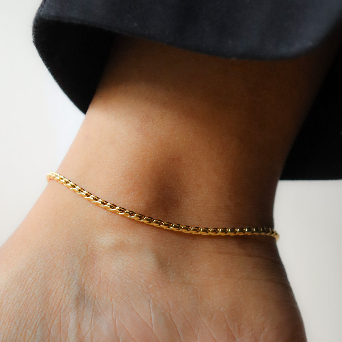 French twist anklet